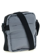 Graue Crossbody-Tasche aus Polyamid