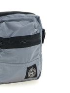 Graue Crossbody-Tasche aus Polyamid