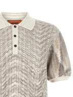 Mehrfarbige Baumwollstrickjacke