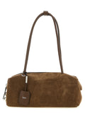 Braunes Kalbsleder Damen Crossbody Tasche