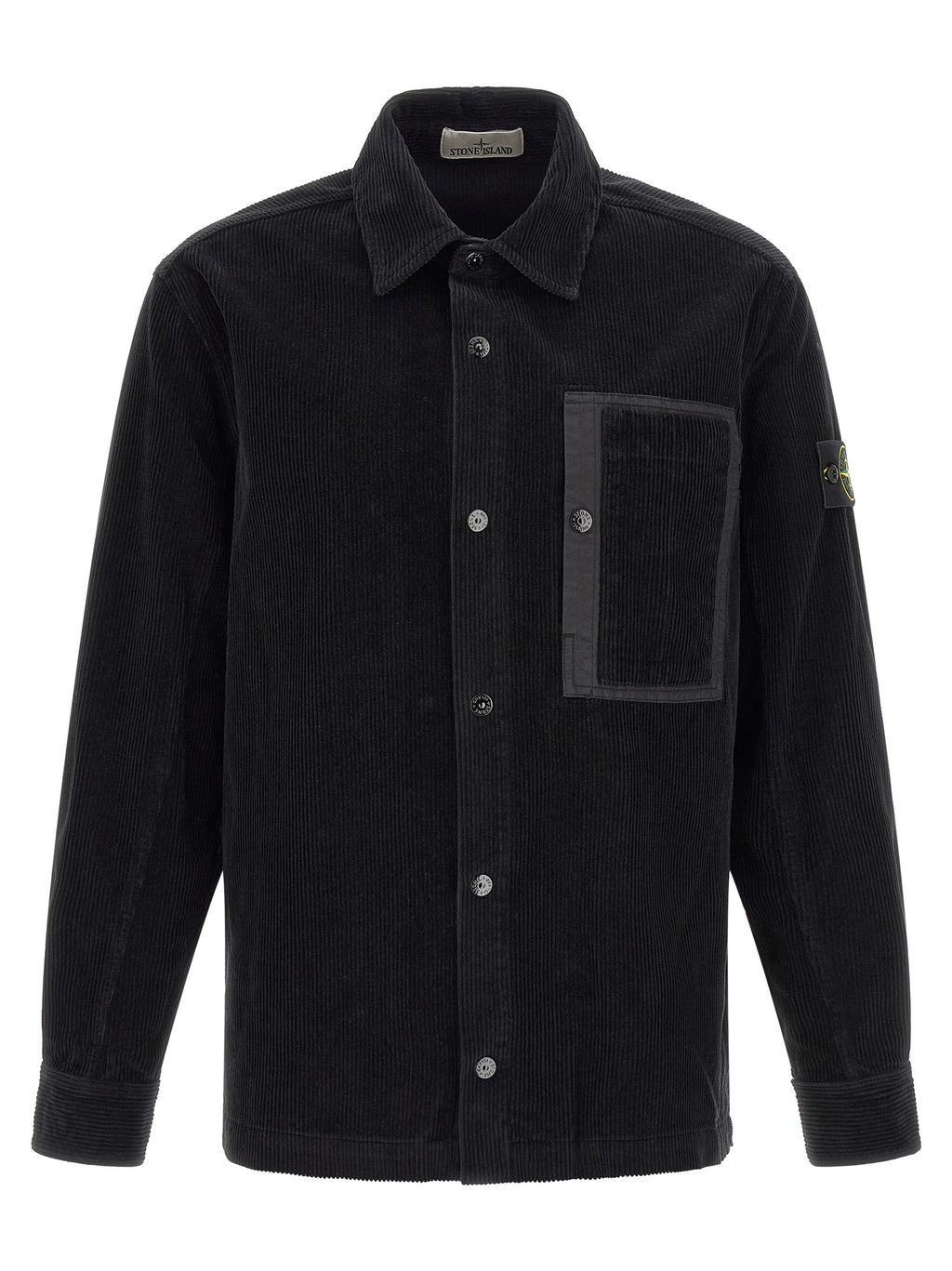 Schwarze Baumwollbluse