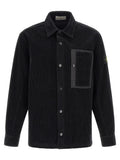 Schwarze Baumwollbluse