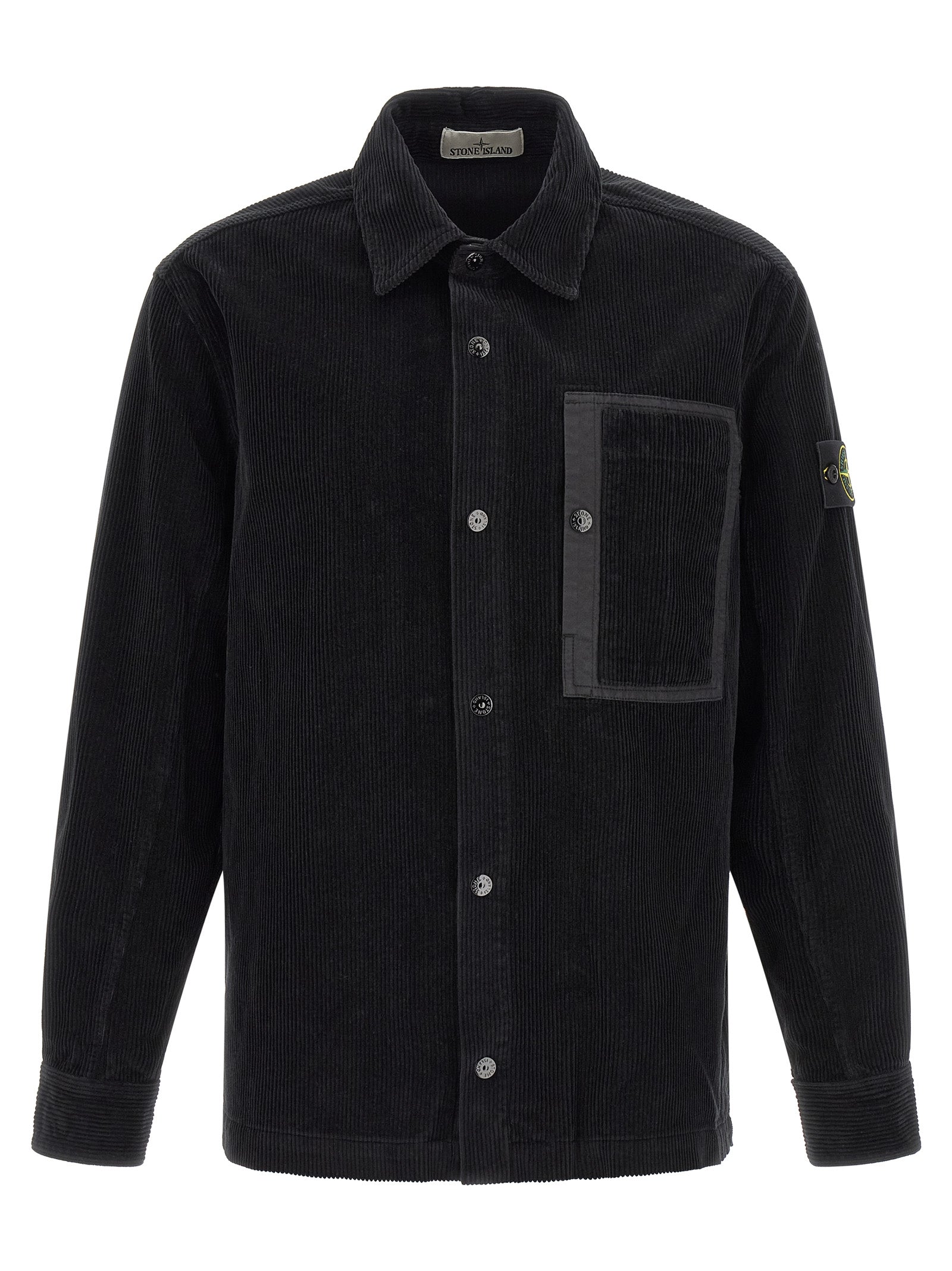 Schwarze Baumwollbluse