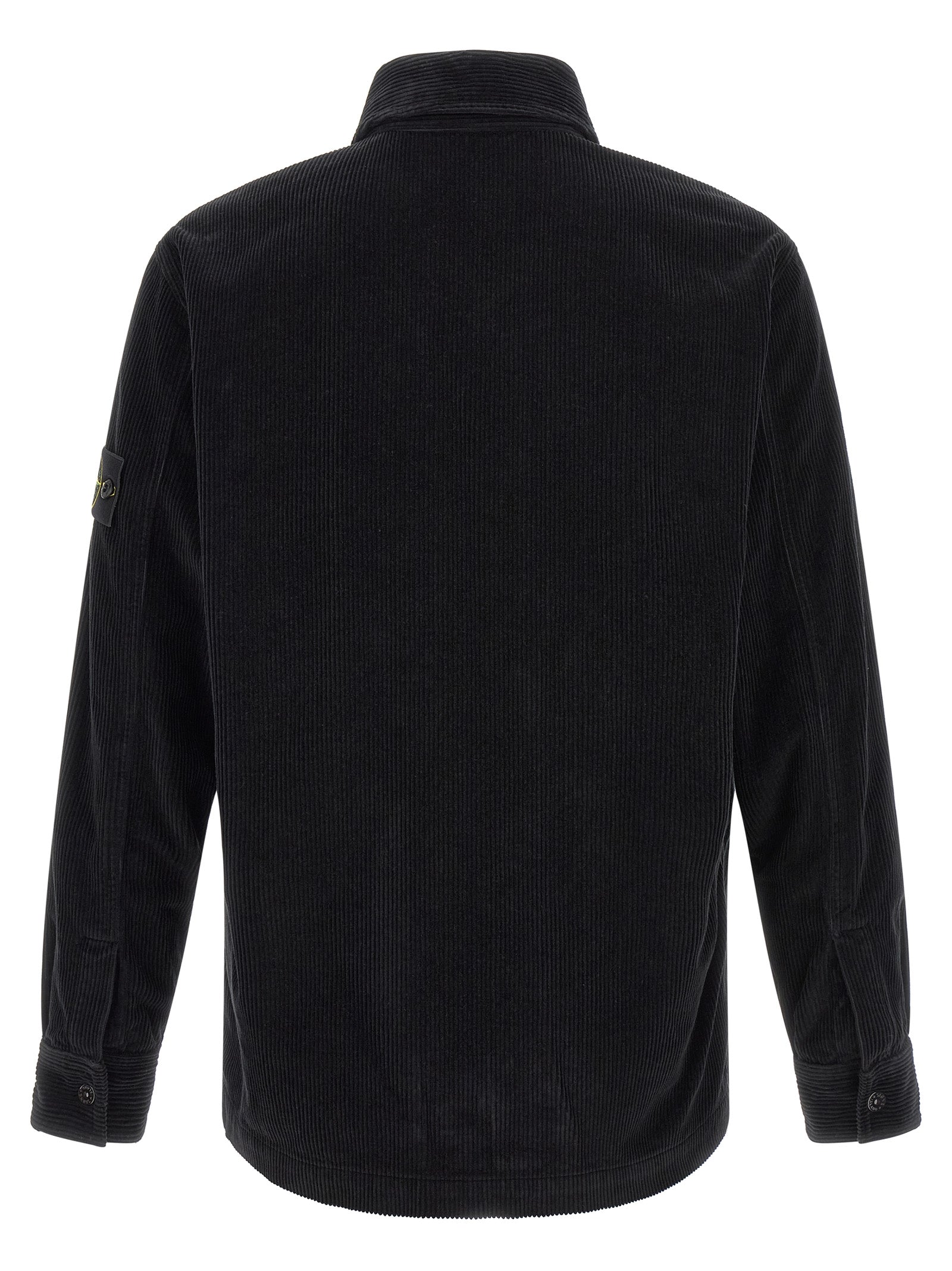 Schwarze Baumwollbluse