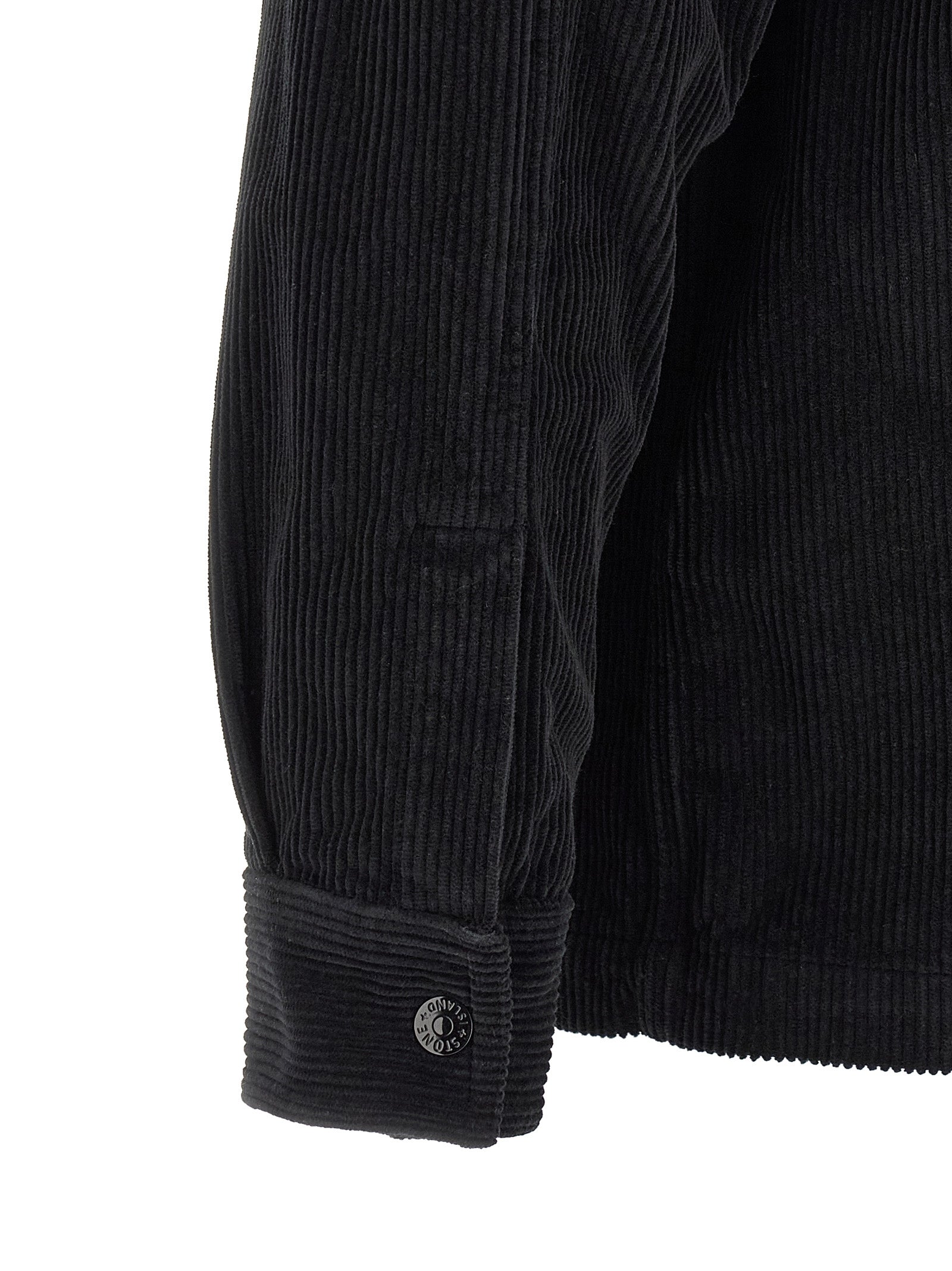 Schwarze Baumwollbluse
