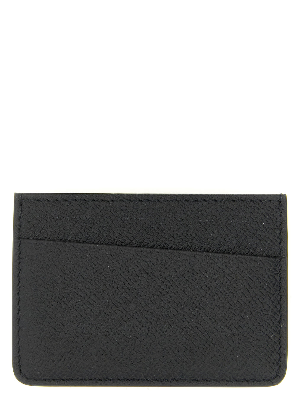 Schwarzes Kartenetui aus Leder 338590BM