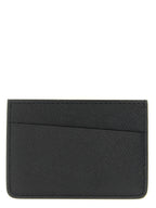 Schwarzes Kartenetui aus Leder 338590BM