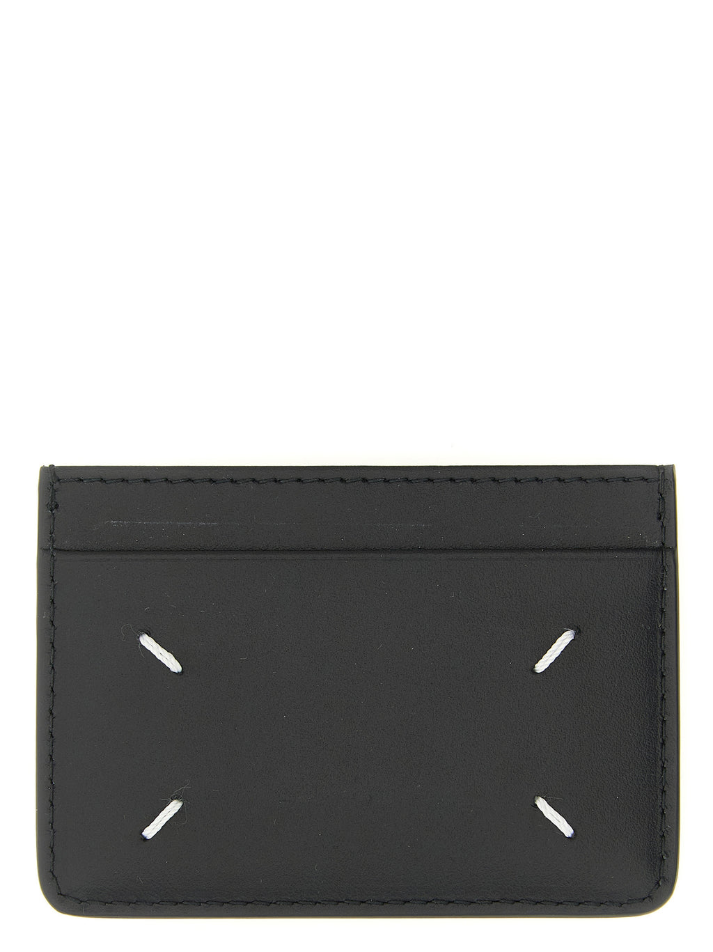 Schwarzes Kartenetui aus Leder 338590BM
