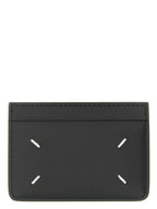 Schwarzes Kartenetui aus Leder 338590BM