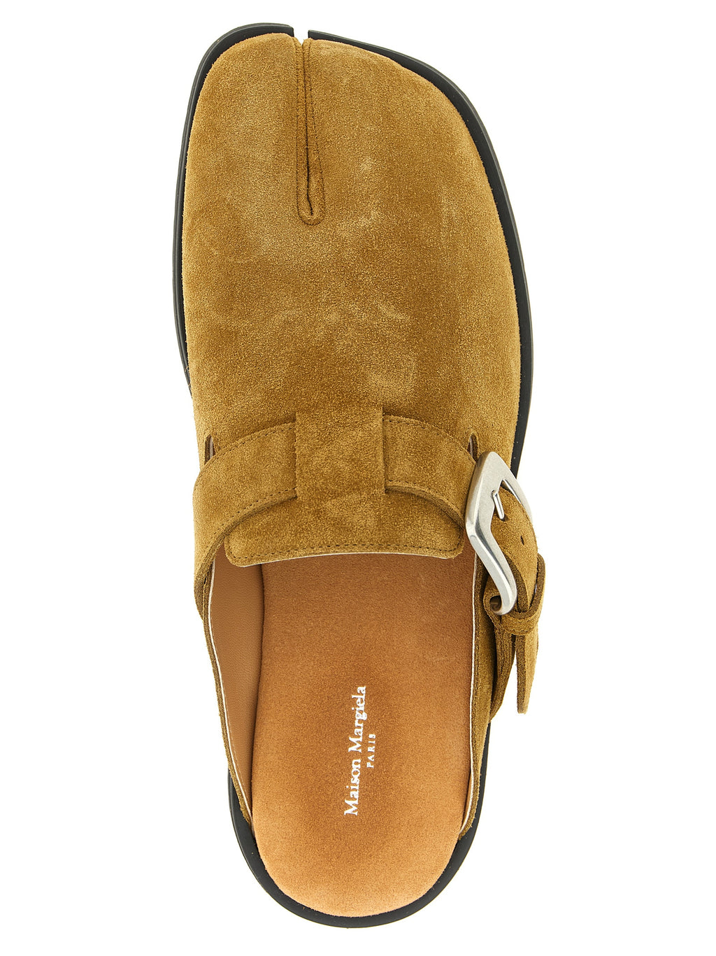Braune Mules aus Kalbsleder