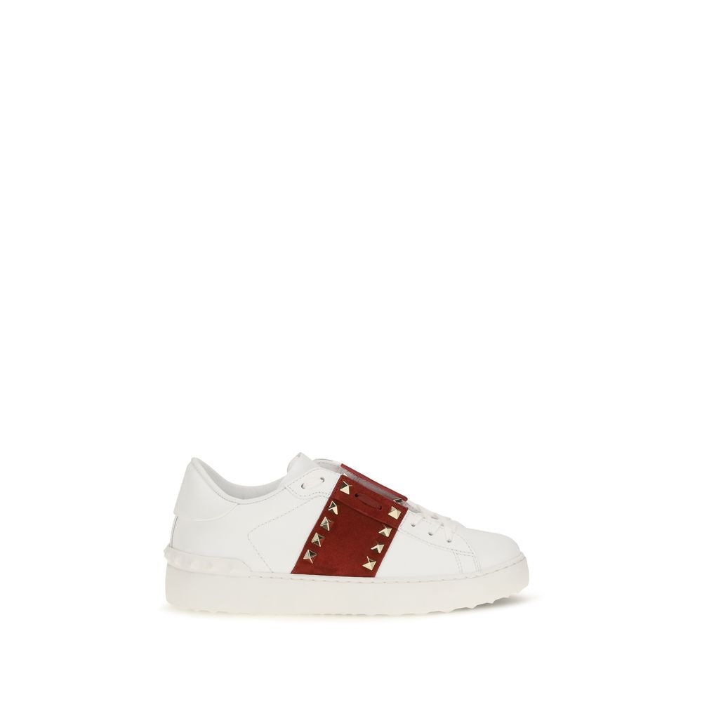 Weiße Low-Top-Sneaker aus Kalbsleder Bos Taurus