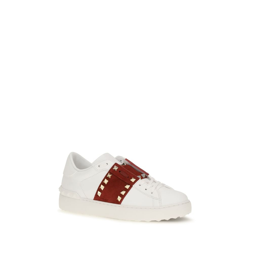 Weiße Low-Top-Sneaker aus Kalbsleder Bos Taurus
