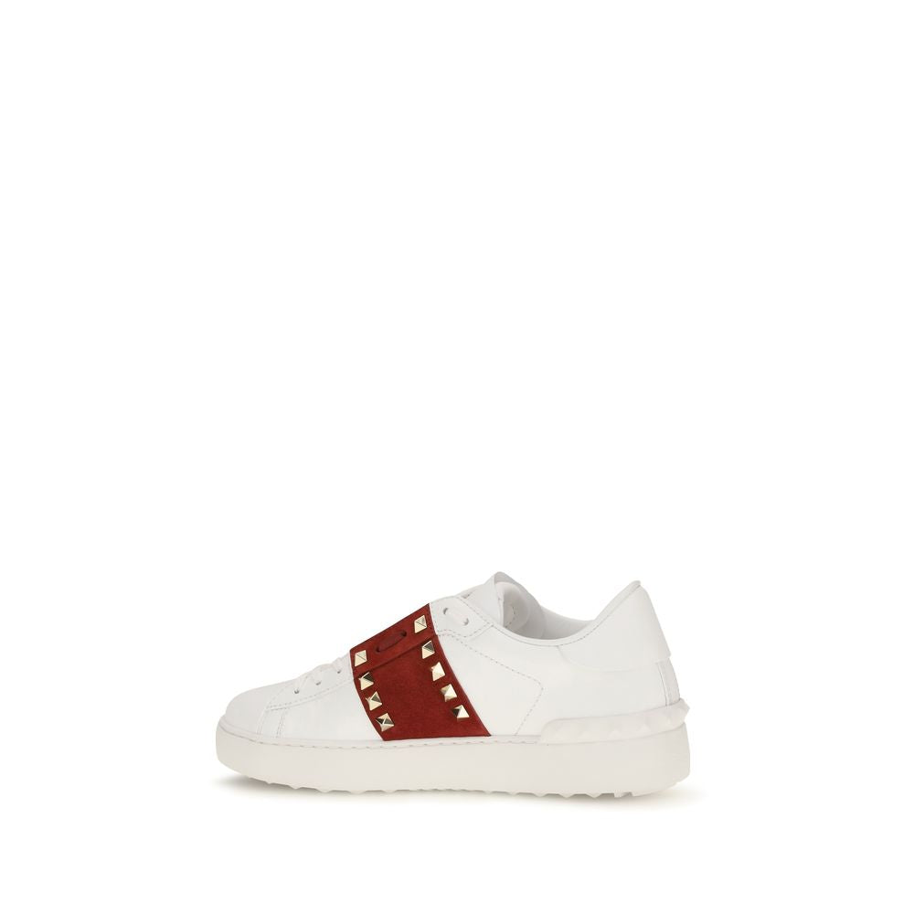Weiße Low-Top-Sneaker aus Kalbsleder Bos Taurus
