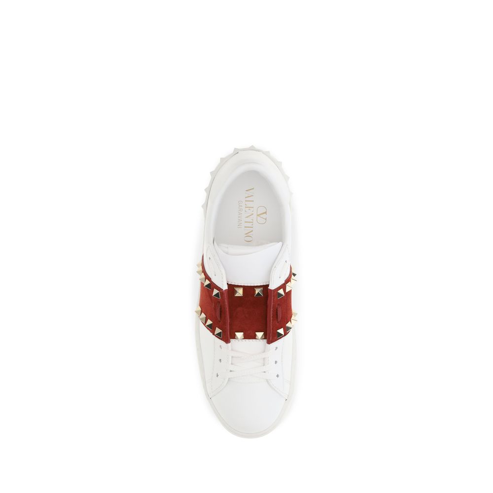 Weiße Low-Top-Sneaker aus Kalbsleder Bos Taurus
