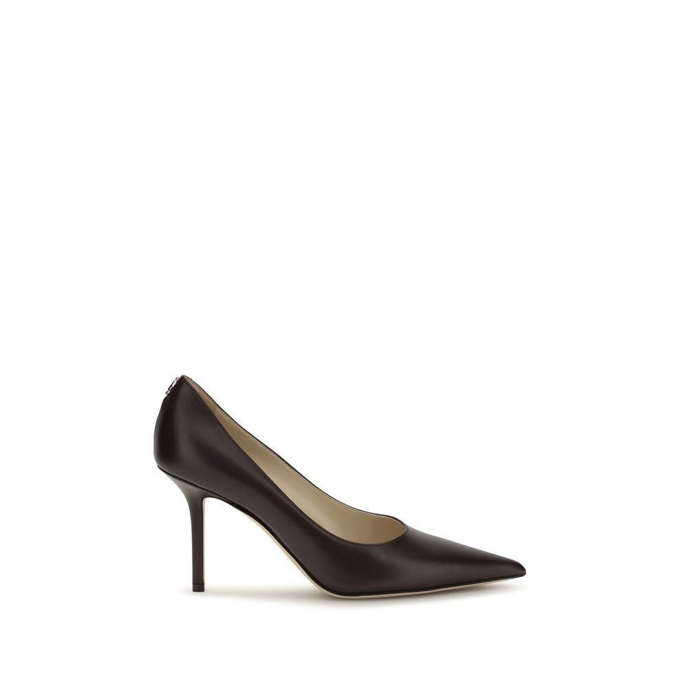 Braune Pumps aus Leder