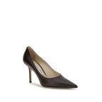 Braune Pumps aus Leder