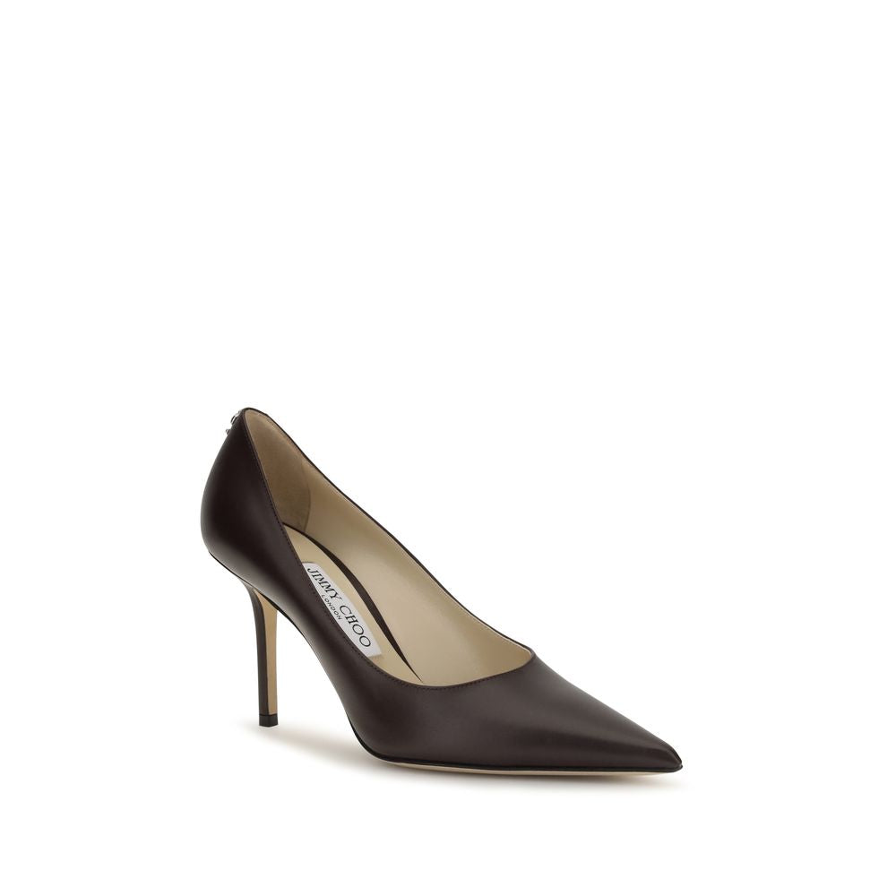 Braune Pumps aus Leder