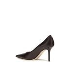 Braune Pumps aus Leder
