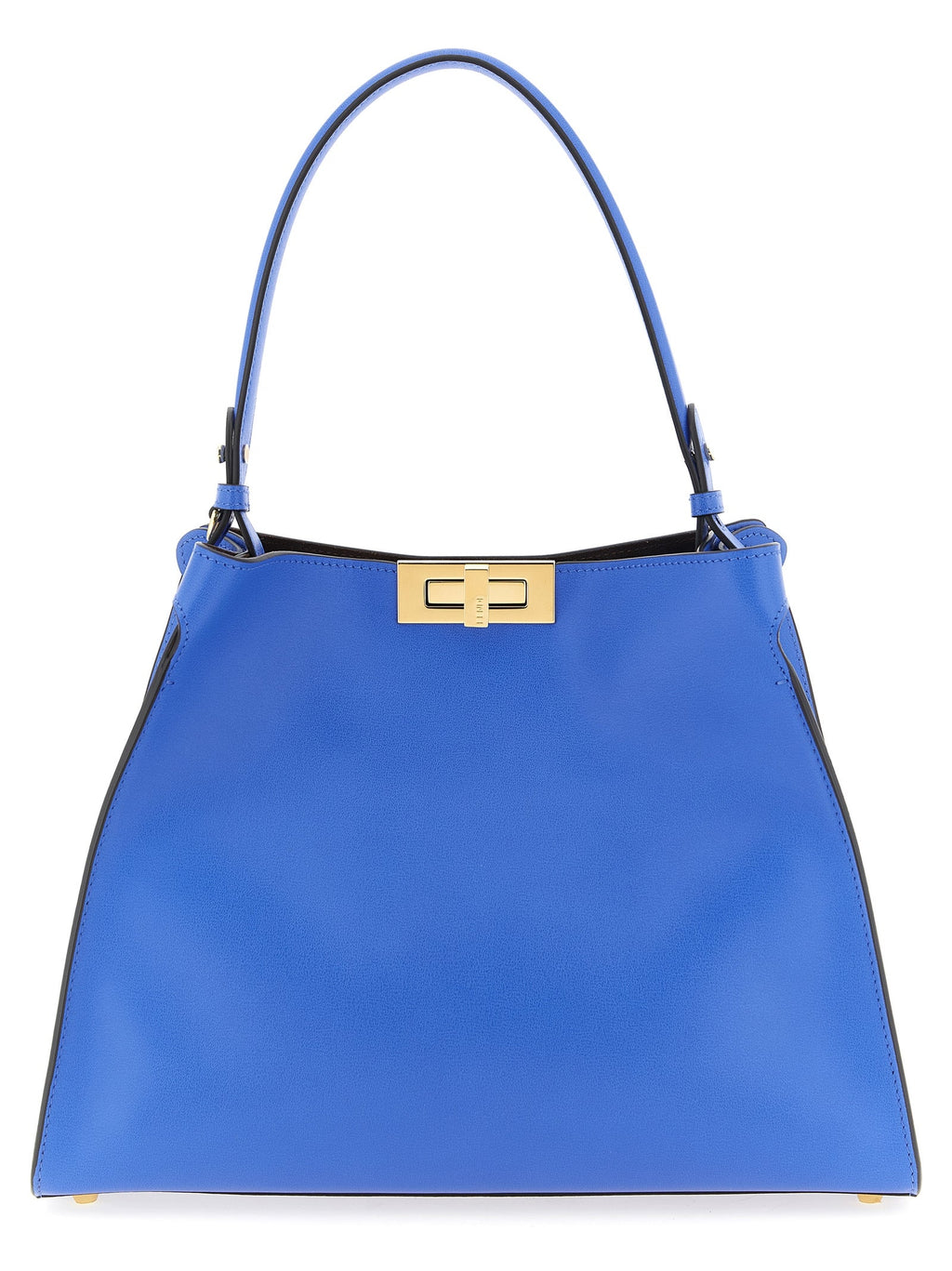 Handtasche aus blauem Kalbsleder Fendi