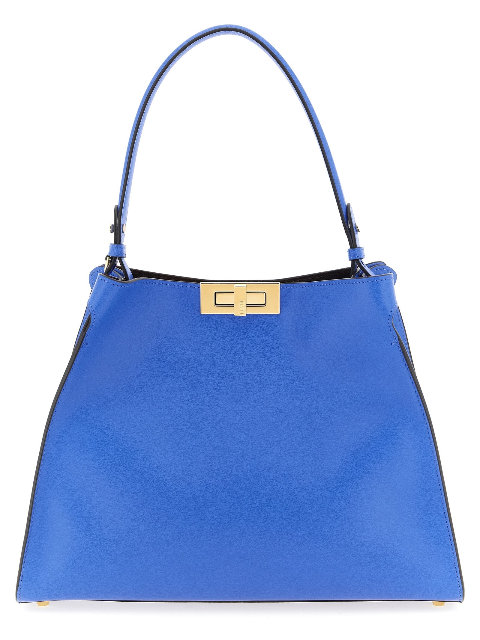 Handtasche aus blauem Kalbsleder Fendi