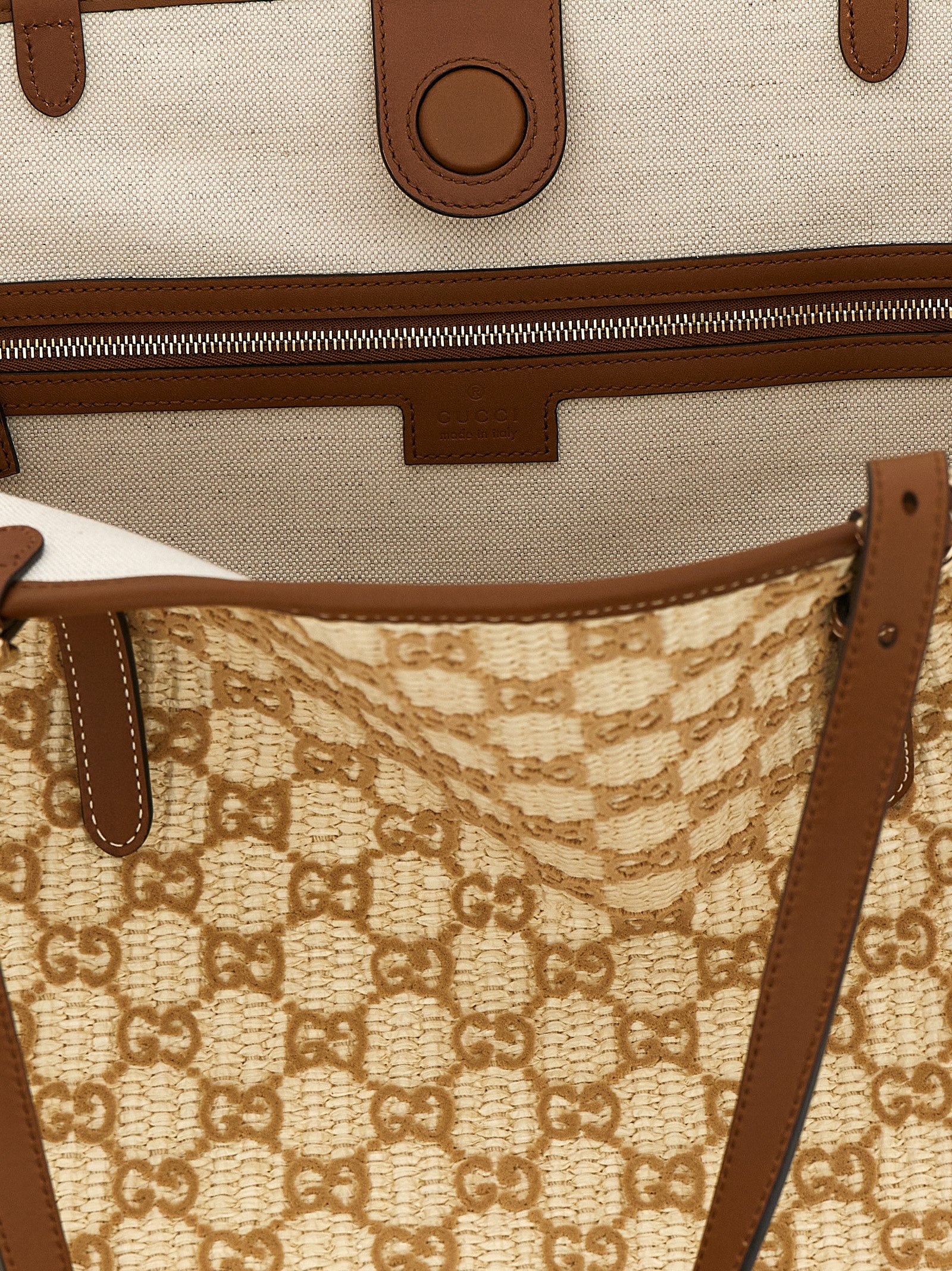 Braune Baumwolltasche