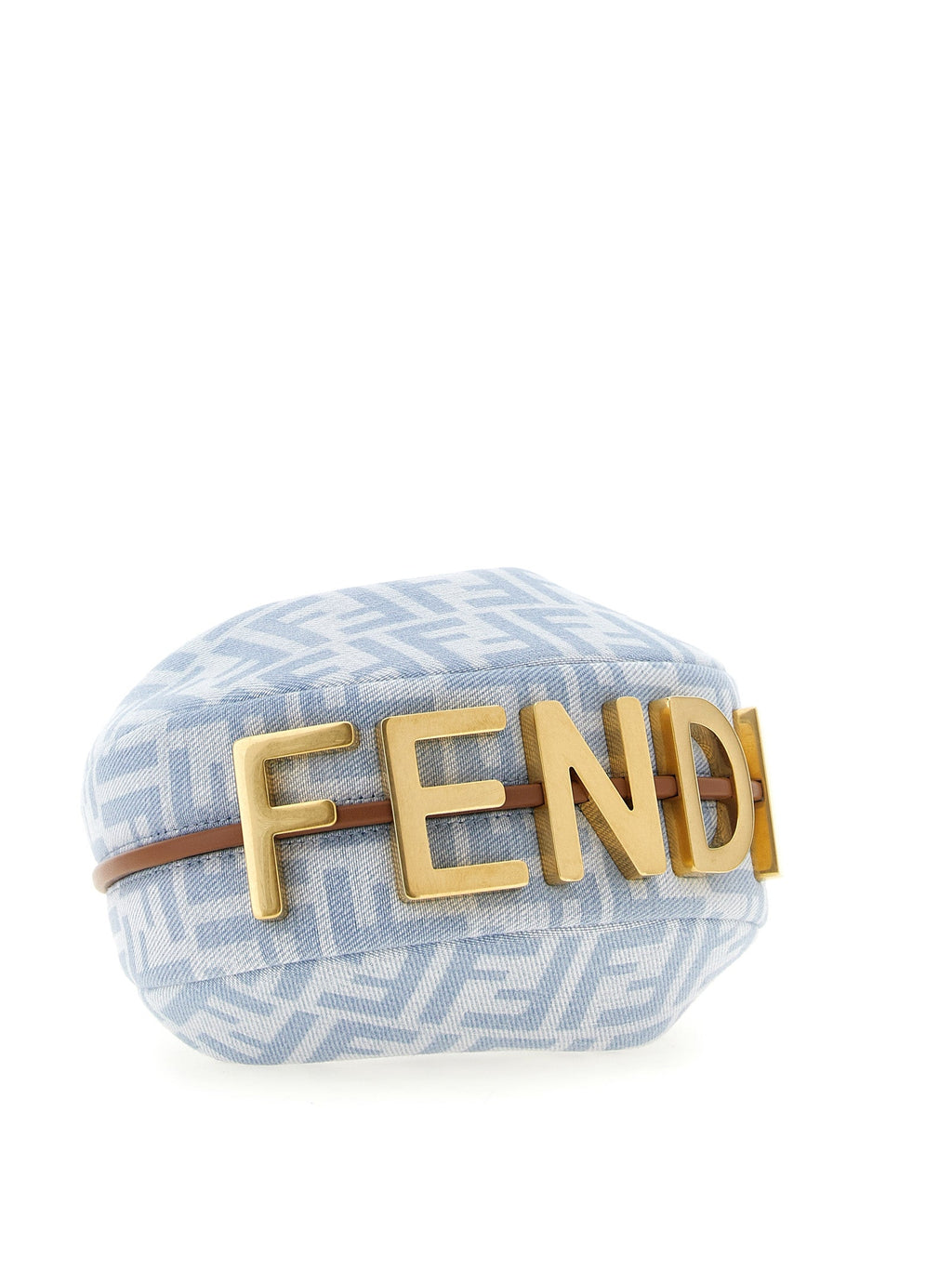 Blaue Baumwoll-Handtasche Fendi