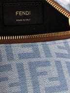 Blaue Baumwoll-Handtasche Fendi