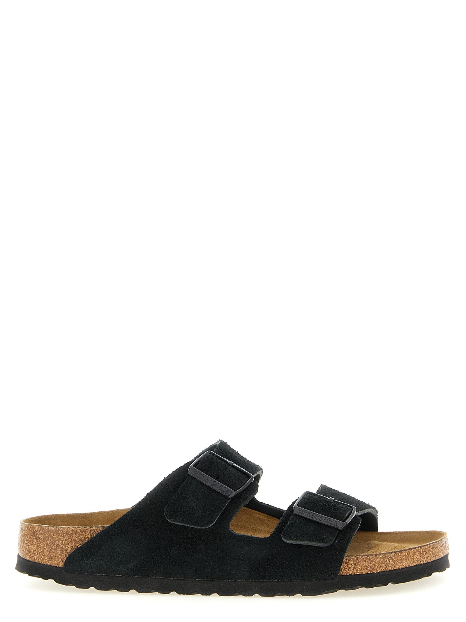 Schwarze Kalbsleder-Slipper
