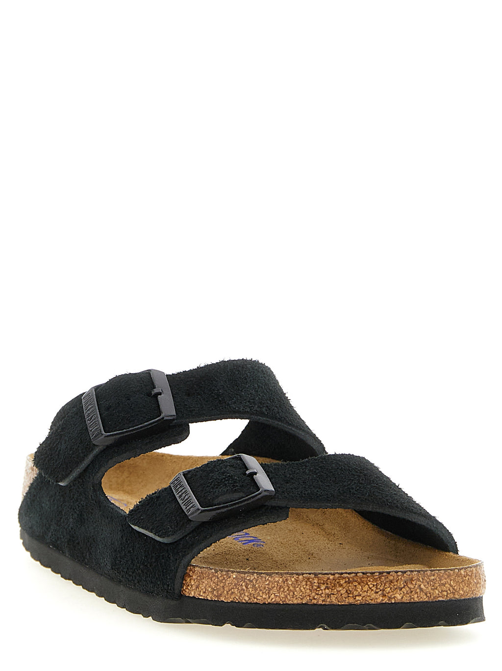 Schwarze Kalbsleder-Slipper