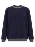 Blauer Baumwoll-Sweatshirt