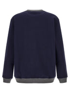 Blauer Baumwoll-Sweatshirt