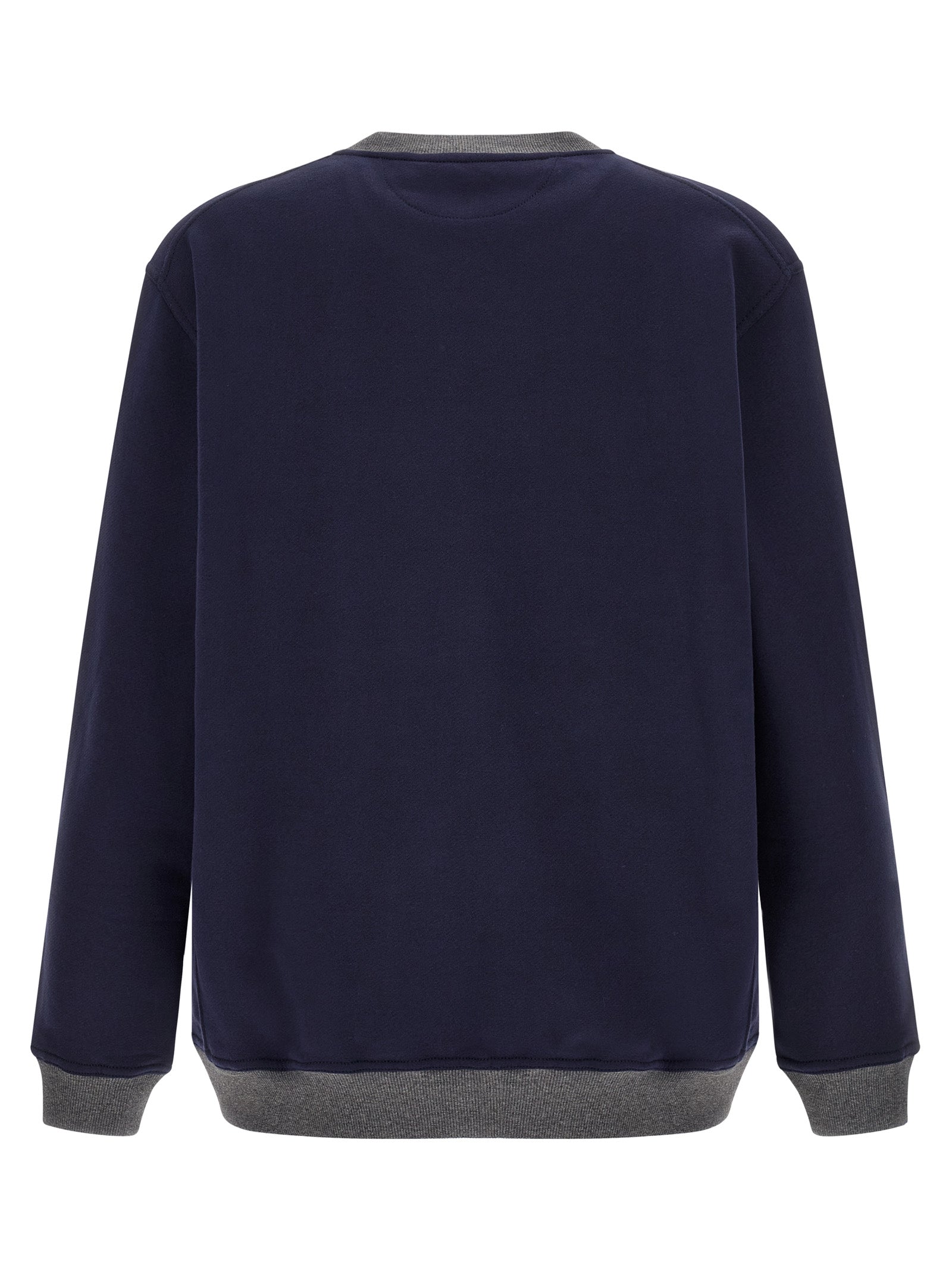 Blauer Baumwoll-Sweatshirt