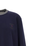 Blauer Baumwoll-Sweatshirt