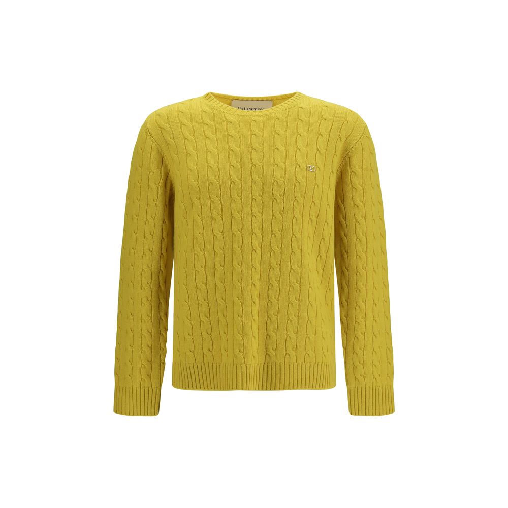 Zweifarbiger Kaschmirpullover