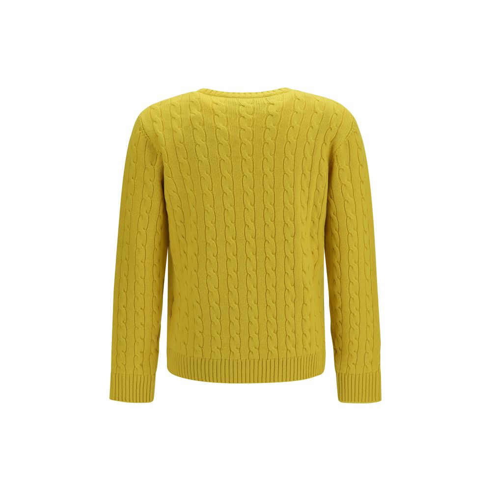 Zweifarbiger Kaschmirpullover