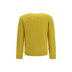 Zweifarbiger Kaschmirpullover