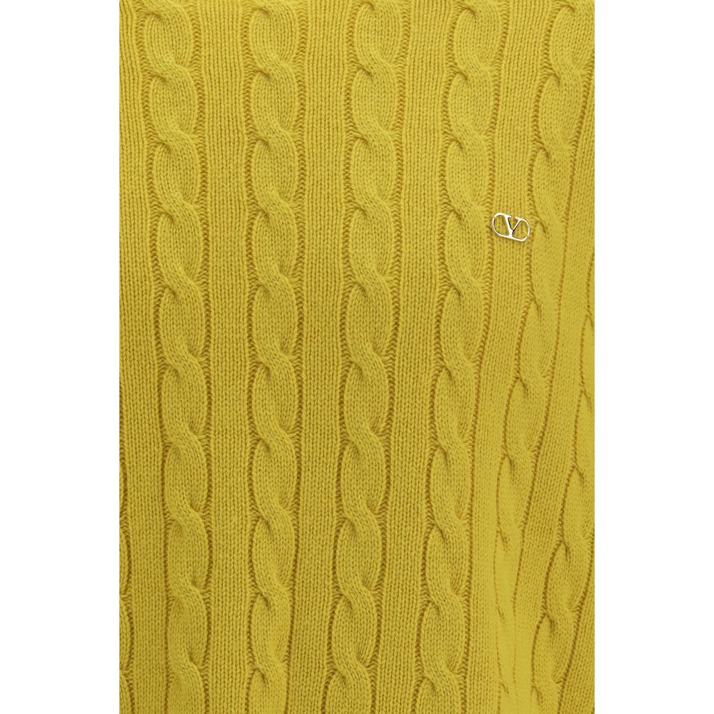 Zweifarbiger Kaschmirpullover