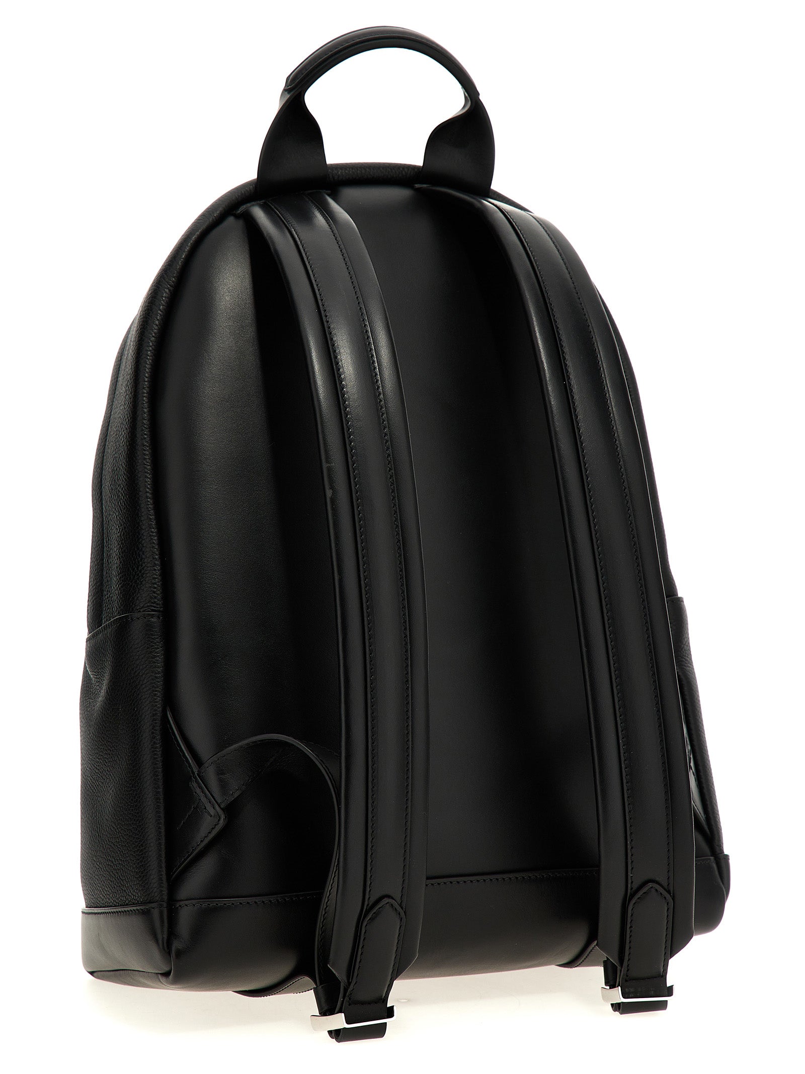 Rucksack aus schwarzem Kalbsleder