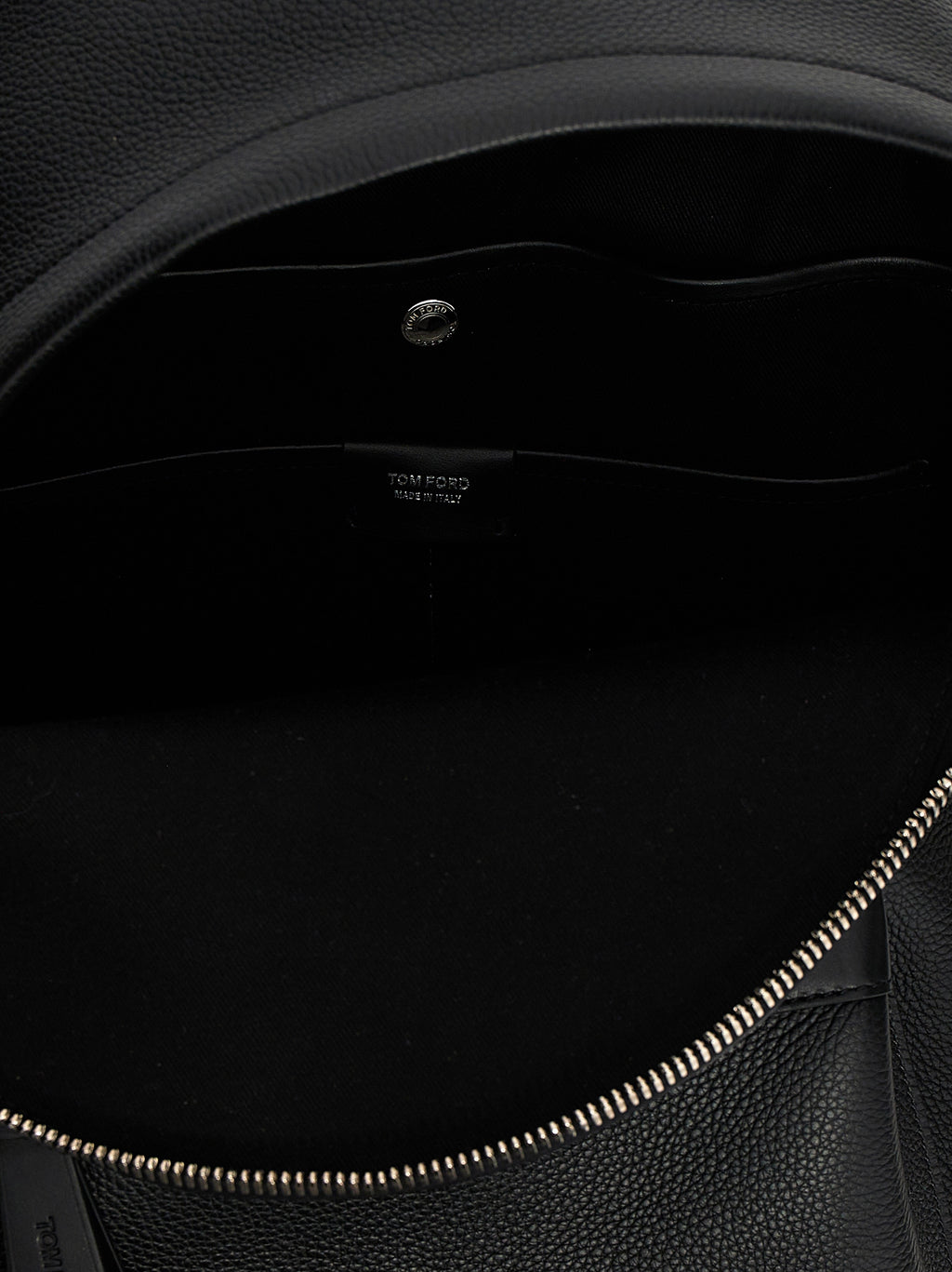 Rucksack aus schwarzem Kalbsleder
