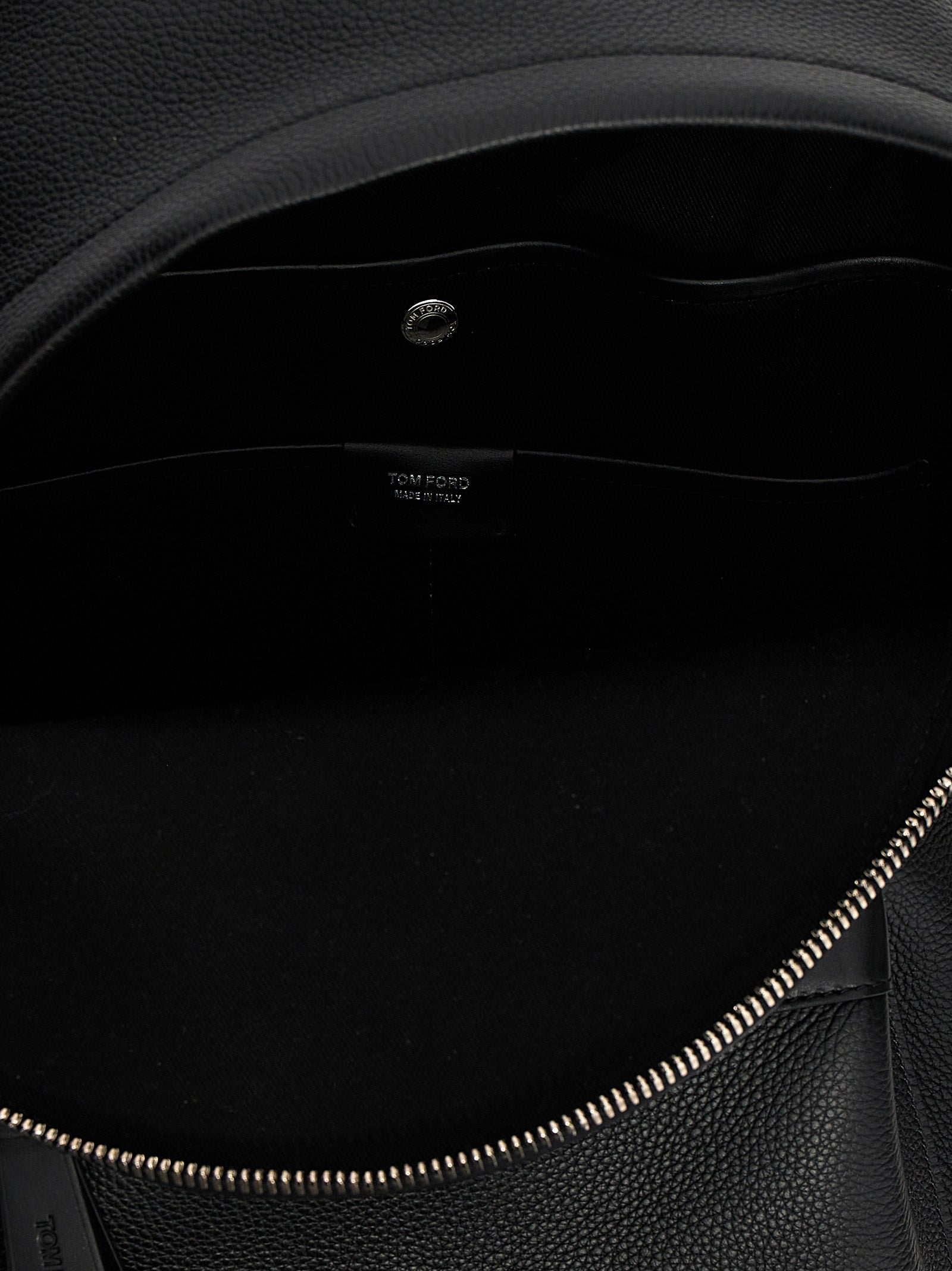 Rucksack aus schwarzem Kalbsleder