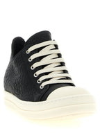 Bicolor Lammleder Low-Top-Sneakers