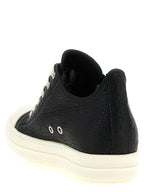 Bicolor Lammleder Low-Top-Sneakers