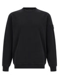 Schwarzer Baumwoll-Sweatshirt