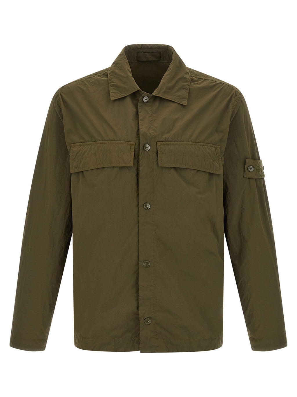 Zweifarbige Polyamid-Bluse Stone Island