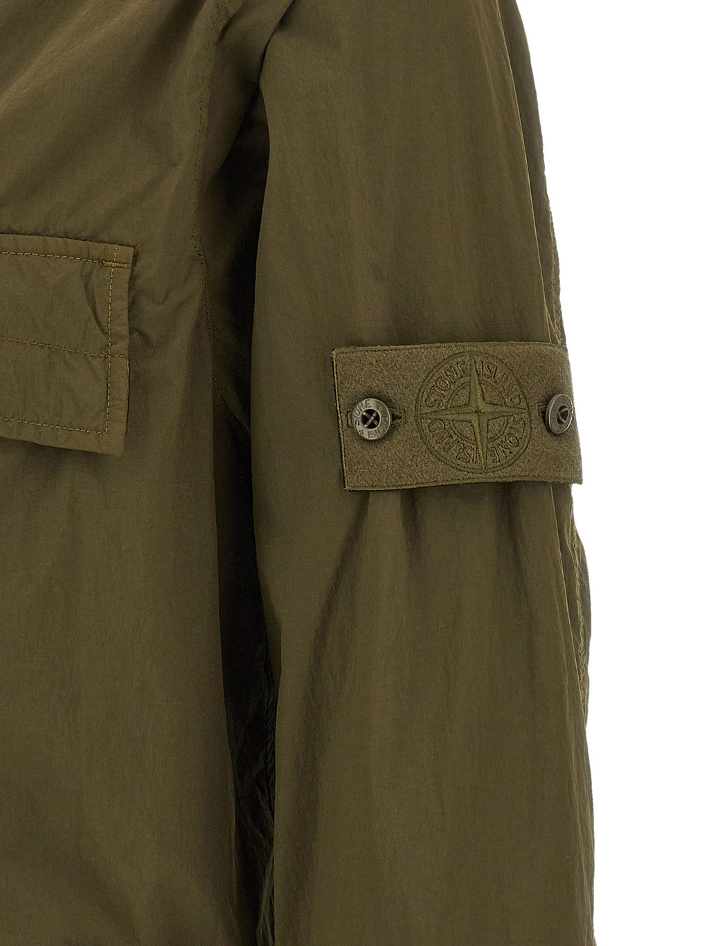 Zweifarbige Polyamid-Bluse Stone Island