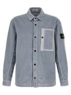Graue Baumwollbluse