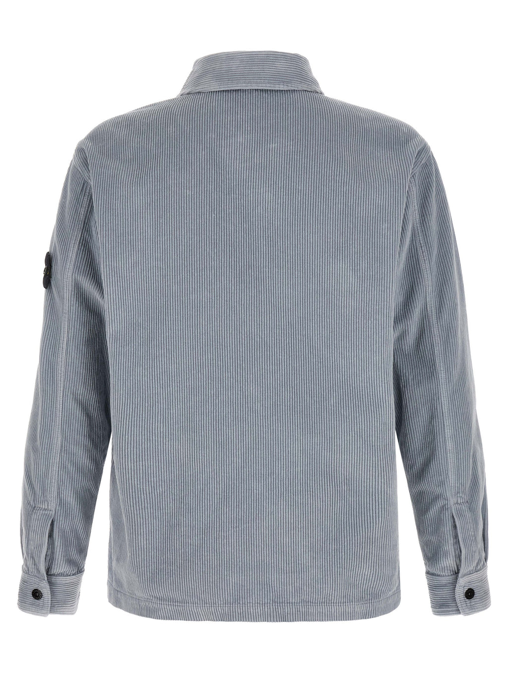 Graue Baumwollbluse