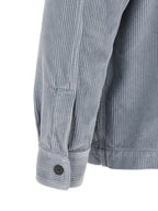 Graue Baumwollbluse