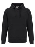 Schwarzer Baumwoll-Sweatshirt