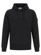 Schwarzer Baumwoll-Sweatshirt